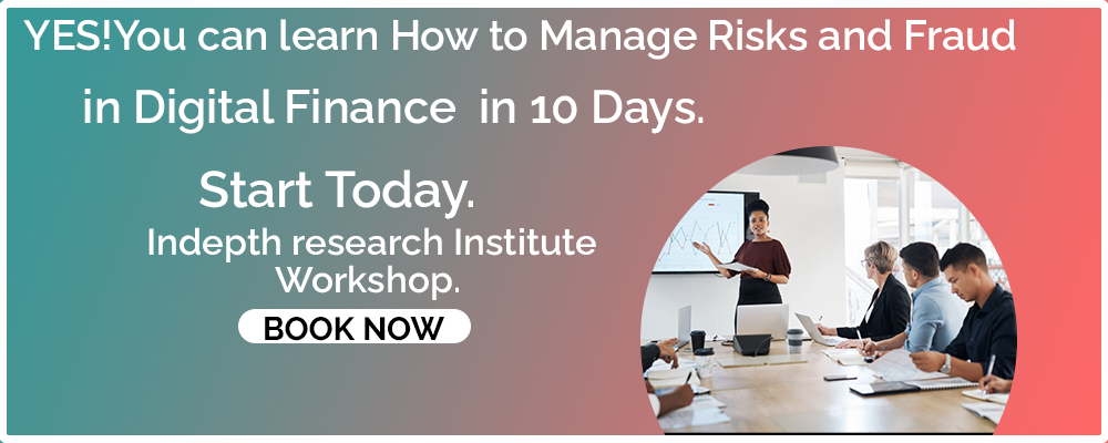 This image is a link to manage risks and fraud in digital finance COURSE. Click to register.