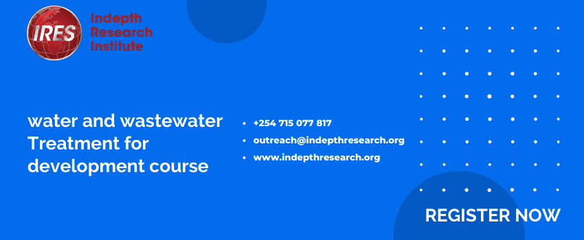 water and wastewater treatment for development course