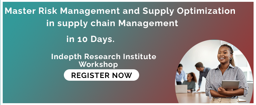 This image is a link to Risk Management  and Supply Optimization in Supply Chain Management. Click to register
