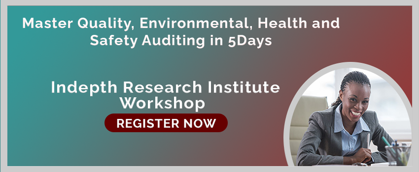 This image is a link to Quality, Environmental, Health and Safety Auditing .Click to register